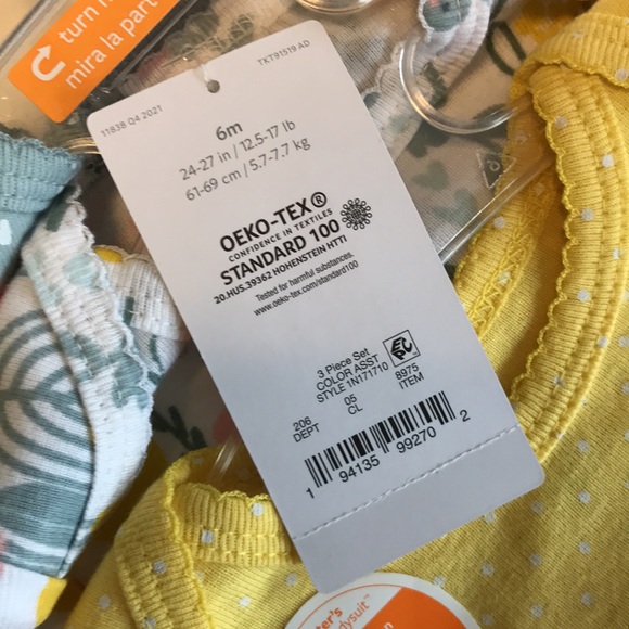 NWT - 6mo Onesies and Pants by Just One You by Carters - Picture 4 of 5